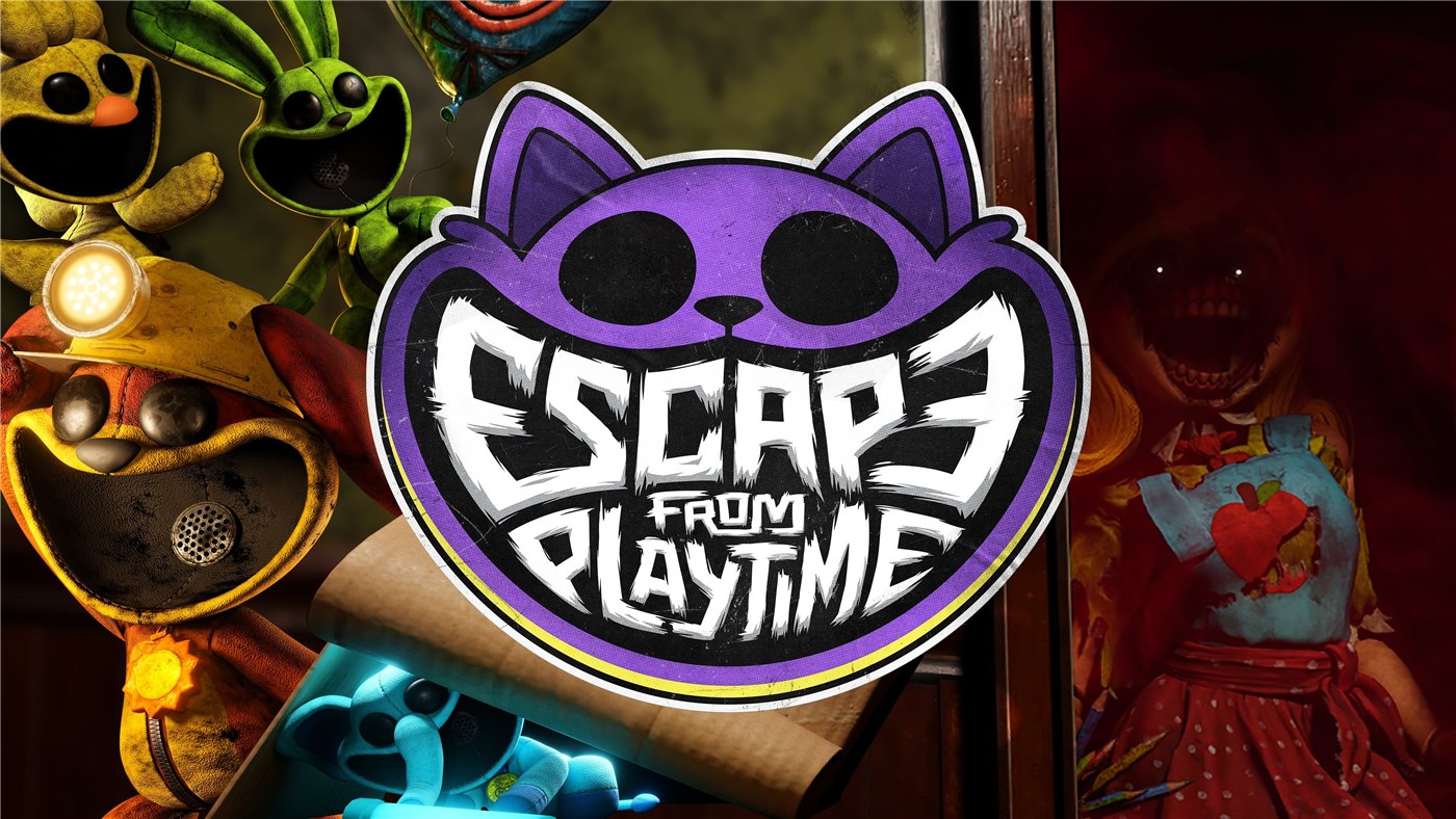 「Escape from Playtime」のメーカー発表画像。Smiling Crittersが登場する協力型ホラーゲーム。
